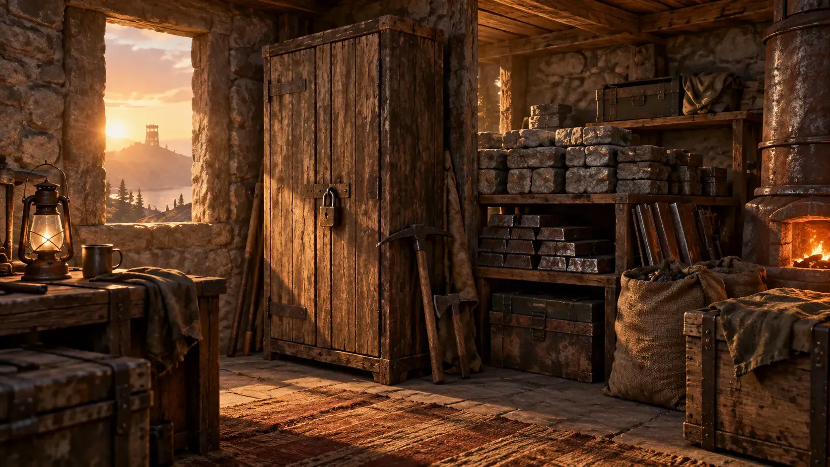 Шкаф с инструментами в Rust: привилегия и содержание базы