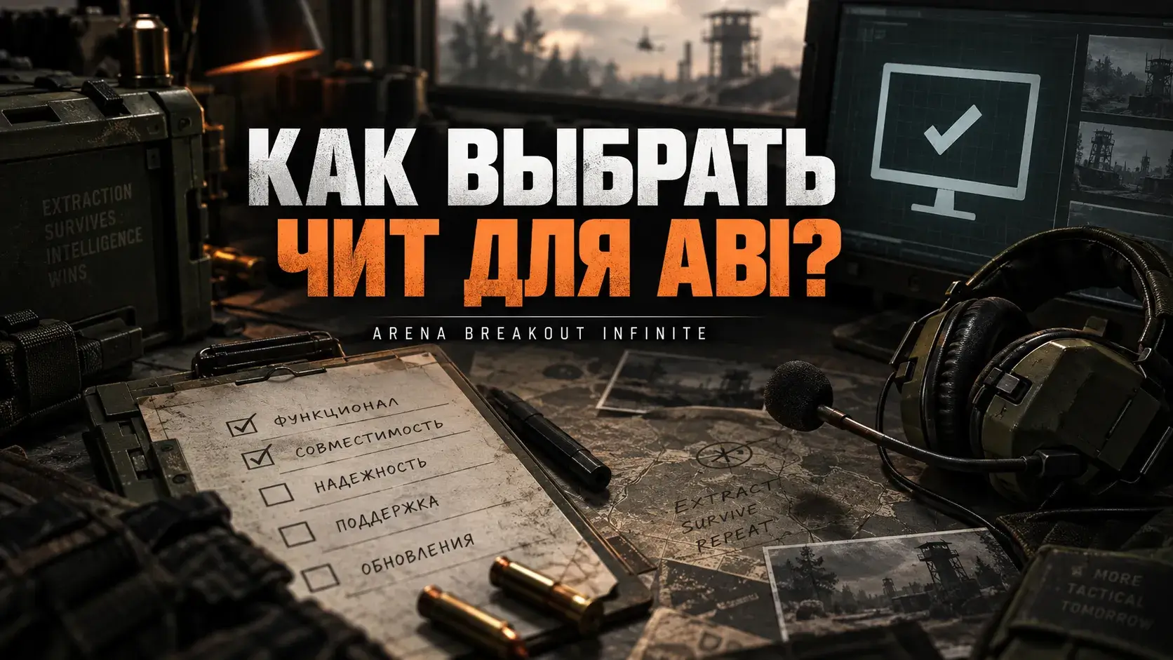Как выбрать чит для Arena Breakout Infinite?