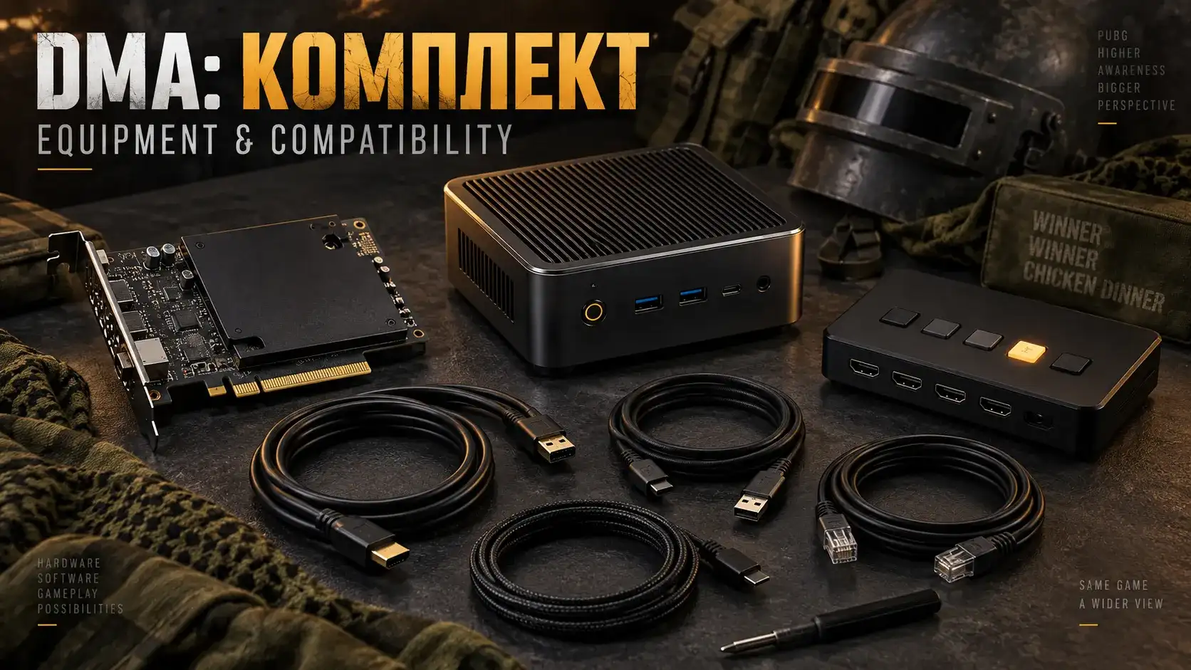 Что нужно для DMA в PUBG: комплект и совместимость?