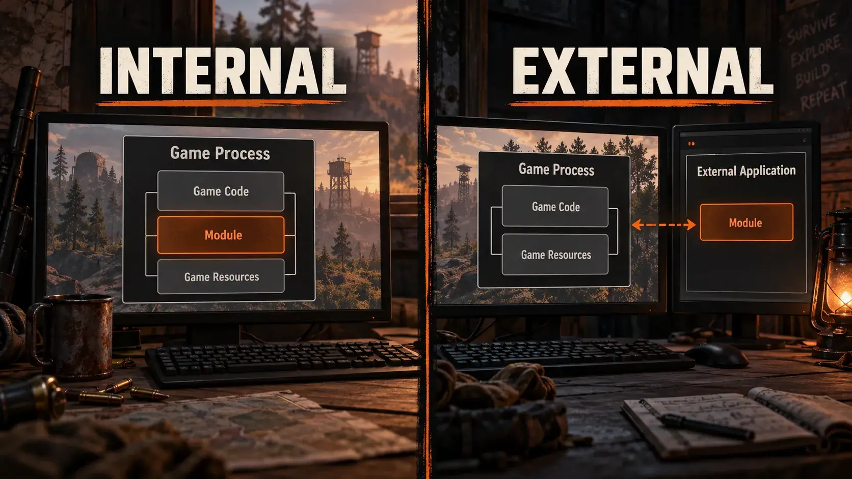 Как устроены Internal и External?